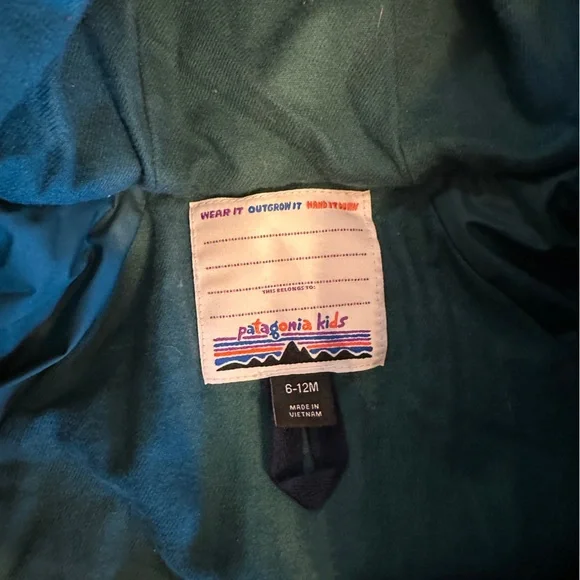 Patagonia Kids Puffer Jacket - Forest Green - Picture 4 of 5